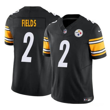 Justin Fields Pittsburgh Steelers black FUSE jersey