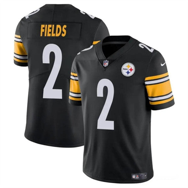 Justin Fields Pittsburgh Steelers black jersey