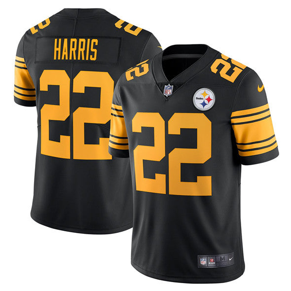 Najee Harris Pittsburgh Steelers black Color Rush jersey