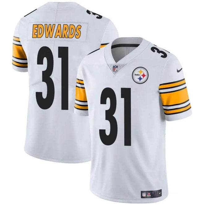 Daijun Edwards Pittsburgh Steelers white jersey