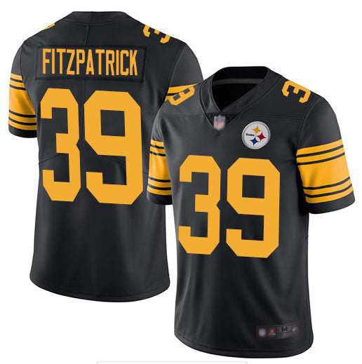 Minkah Fitzpatrick Pittsburgh Steelers black Color Rush jersey