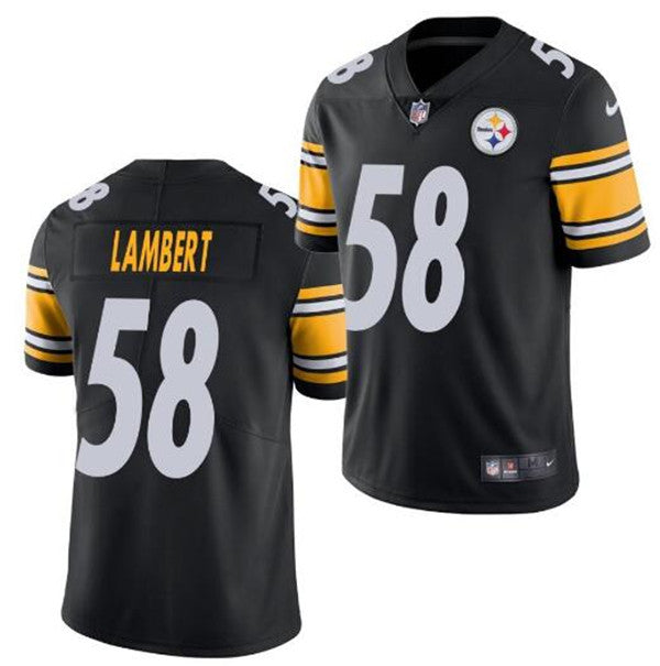 Jack Lambert Pittsburgh Steelers black jersey