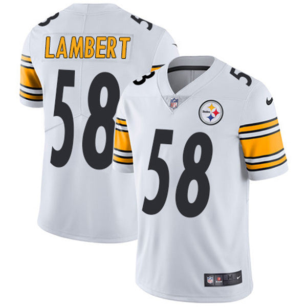 Jack Lambert Pittsburgh Steelers white jersey