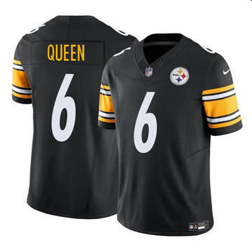 Patrick Queen Pittsburgh Steelers black FUSE jersey