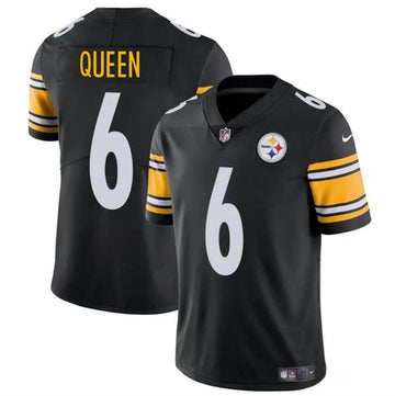Patrick Queen Pittsburgh Steelers black jersey