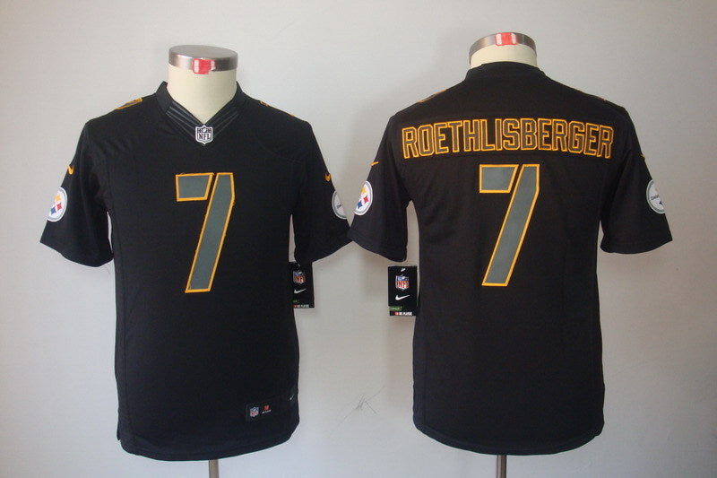 Ben Roethlisberger Pittsburgh Steelers black jersey