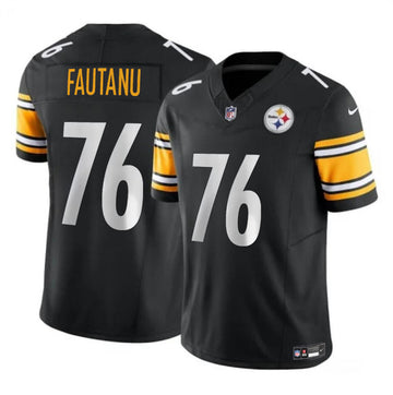Troy Fautanu Pittsburgh Steelers black FUSE jersey