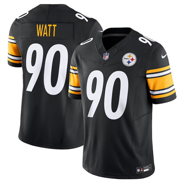 T J Watt Pittsburgh Steelers black FUSE jersey