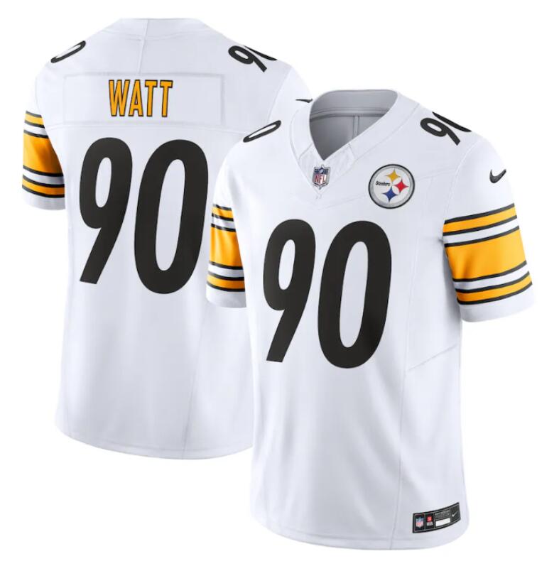T J Watt Pittsburgh Steelers white FUSE jersey