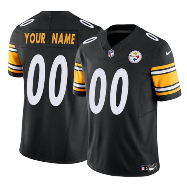 Custom Pittsburgh Steelers black FUSE jersey
