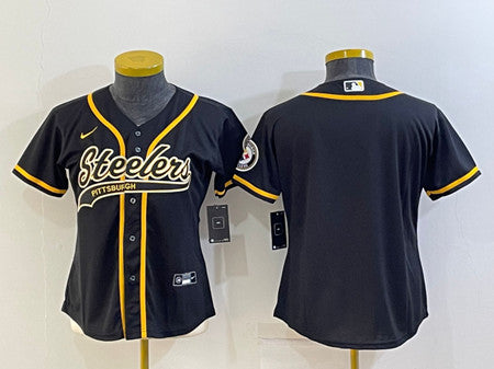 Custom Pittsburgh Steelers black jersey