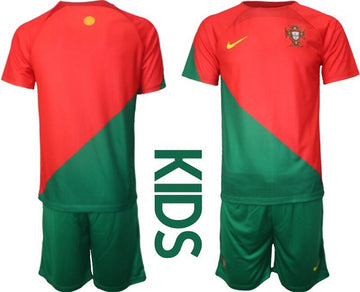 Custom Portugal National Team red Home jersey