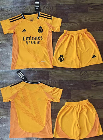 Custom Real Madrid gold jersey