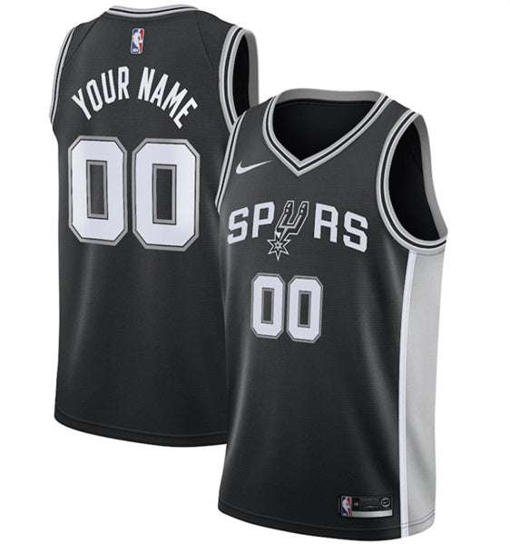 Custom San Antonio Spurs black jersey