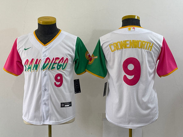 Jake Cronenworth San Diego Padres white City Connect jersey