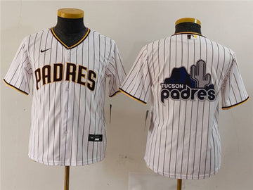 Team Big Logo San Diego Padres white jersey