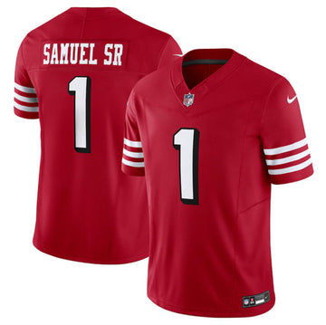 Deebo Samuel Sr San Francisco 49ers red FUSE jersey