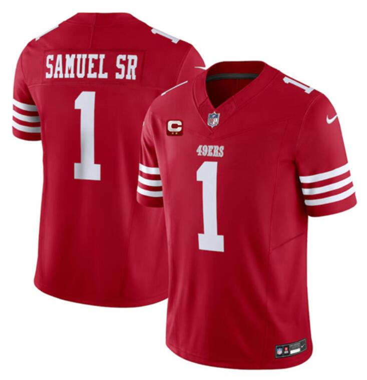 Deebo Samuel SR San Francisco 49ers red FUSE jersey
