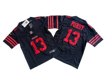 Brock Purdy San Francisco 49ers black FUSE jersey