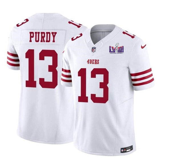 Brock Purdy San Francisco 49ers white FUSE jersey