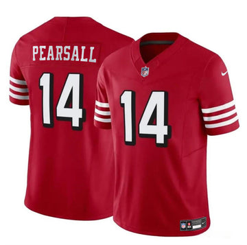 Ricky Pearsall New San Francisco 49ers red FUSE jersey
