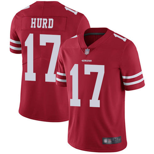 Jalen Hurd San Francisco 49ers red jersey