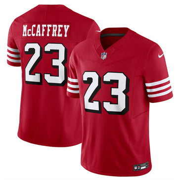 Christian McCaffrey New San Francisco 49ers red FUSE jersey