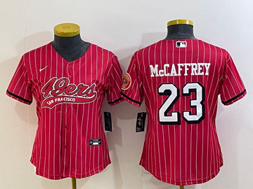 Christian McCaffrey New San Francisco 49ers red jersey