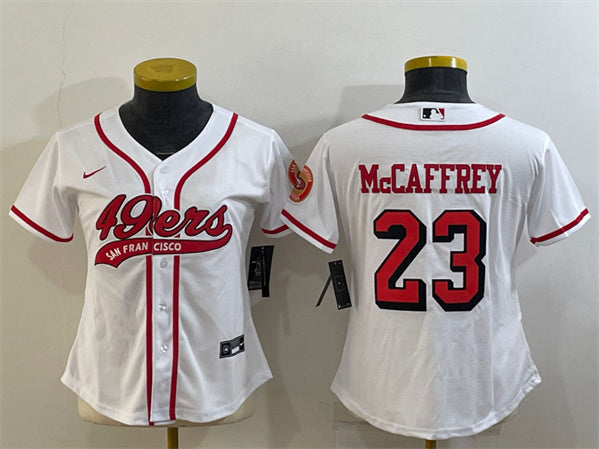 Christian McCaffrey New San Francisco 49ers white jersey