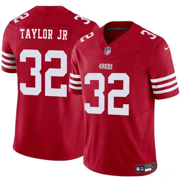 Patrick Taylor Jr San Francisco 49ers red FUSE jersey