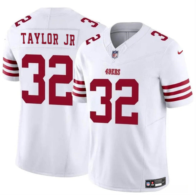 Patrick Taylor Jr San Francisco 49ers white FUSE jersey