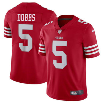Josh Dobbs San Francisco 49ers red jersey