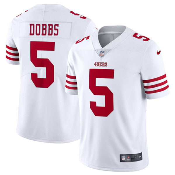 Josh Dobbs San Francisco 49ers white jersey