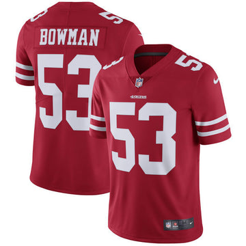 NaVorro Bowman San Francisco 49ers scarlet jersey