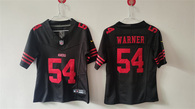 Fred Warner San Francisco 49ers black FUSE jersey
