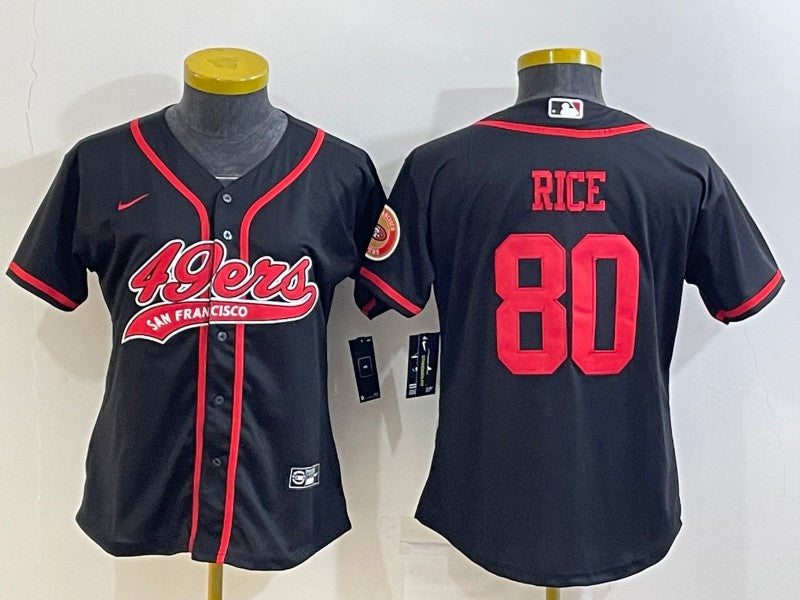 Jerry Rice San Francisco 49ers black jersey