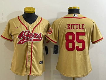 George Kittle San Francisco 49ers gold jersey