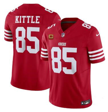 George Kittle San Francisco 49ers red FUSE jersey