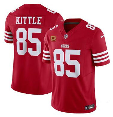 George Kittle San Francisco 49ers red FUSE jersey