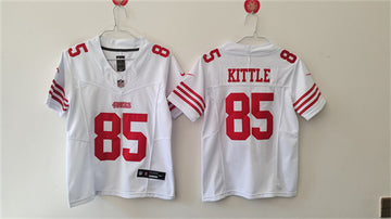George Kittle San Francisco 49ers white FUSE jersey