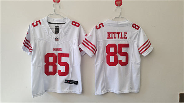 George Kittle San Francisco 49ers white FUSE jersey