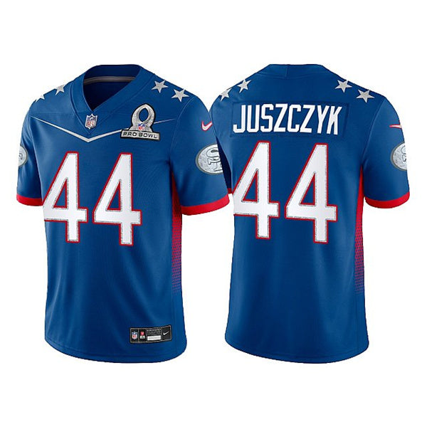 Custom San Francisco 49ers royal jersey