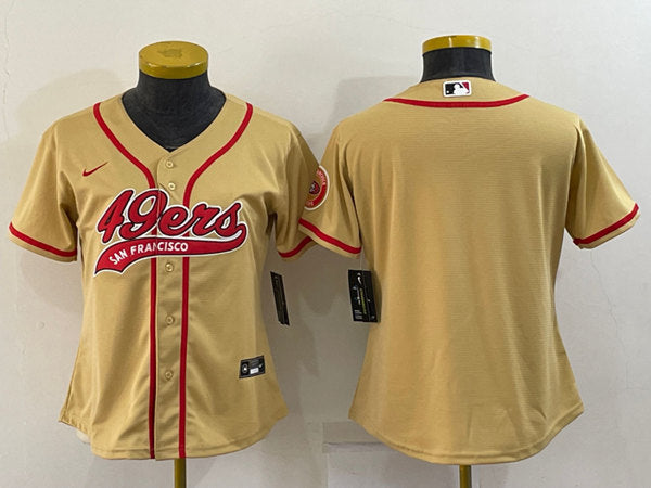 Custom San Francisco 49ers gold jersey
