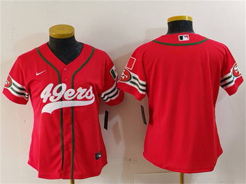 Custom San Francisco 49ers red jersey