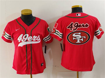 Team Big Logo San Francisco 49ers red jersey