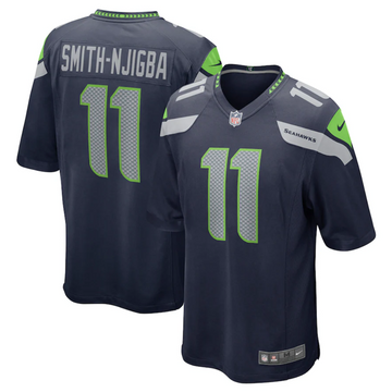 Jaxon Smith-Njigba Seattle Seahawks navy Game jersey