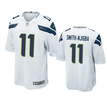 Jaxon Smith-Njigba Seattle Seahawks white Game jersey