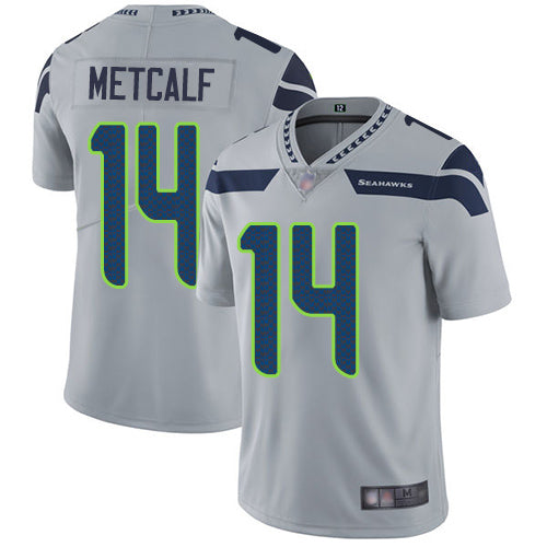 DK Metcalf Seattle Seahawks gray jersey