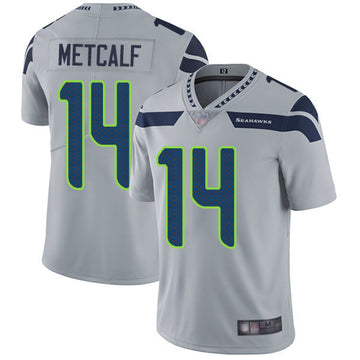 DK Metcalf Seattle Seahawks gray jersey