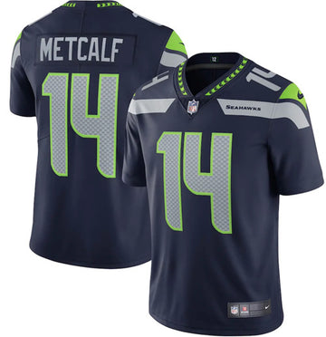 DK Metcalf Seattle Seahawks navy jersey
